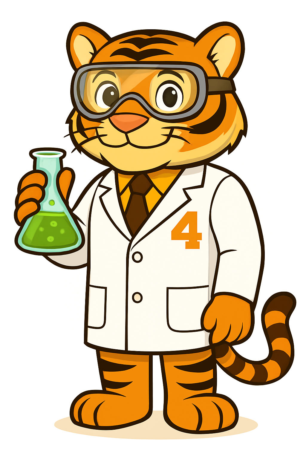 tiger white coat
